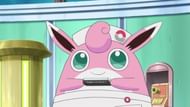 Wigglytuff as it appears in the anime (Image via The Pokemon Company)